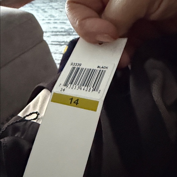 Maggy London black NWT stretch 14 cocktail Mesh Panel Matte Jersey Dress - Picture 5 of 6